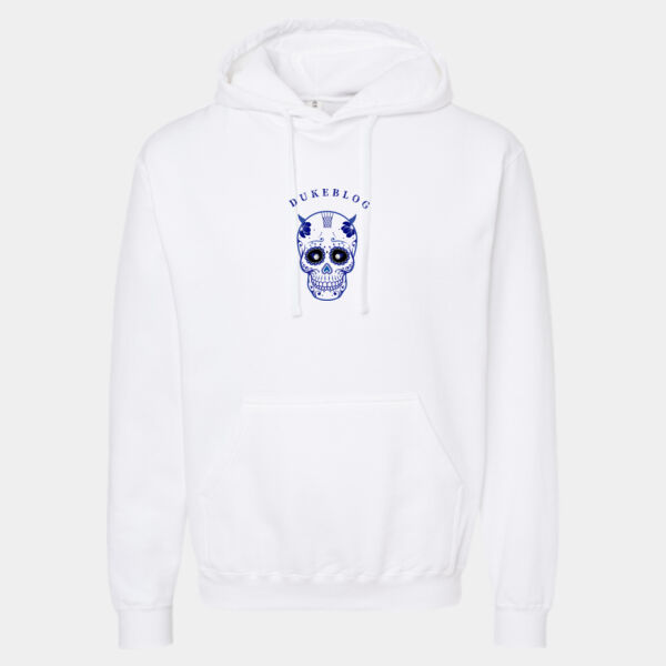 Crystal Skull Design Light - Unisex Fleece Hooded Sweatshirt Thumbnail