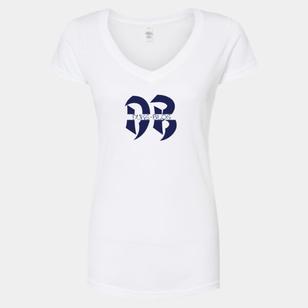 Classic Wu-Vibe - Women's Poly-Rich V-Neck T-Shirt Thumbnail