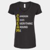 Women's Poly-Rich V-Neck T-Shirt Thumbnail
